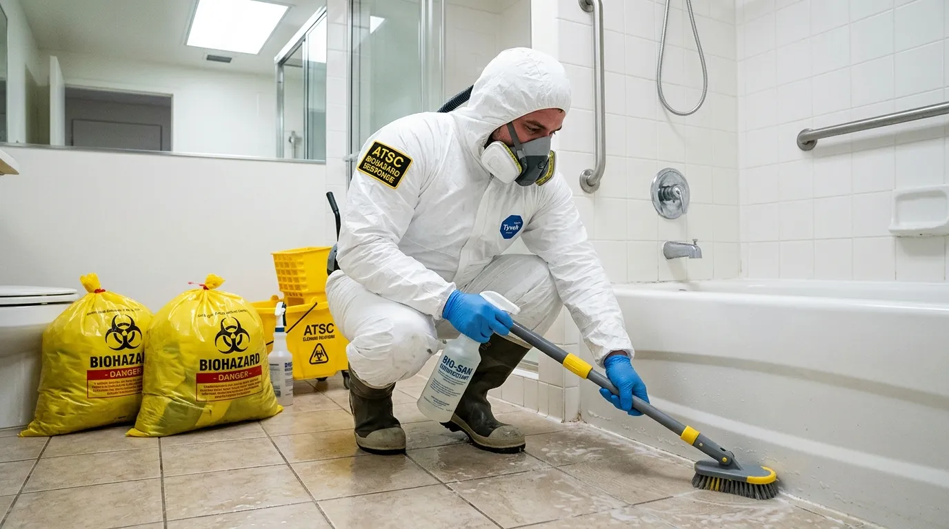 Decontamination equipment deployed for Blood Cleanup in Elkins Park